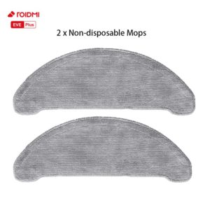 2 יחידות סמרטוט רב פעמי לשואב אבק רובוטי Xiaomi ROIDMI EVE Plus – חלקים מקוריים